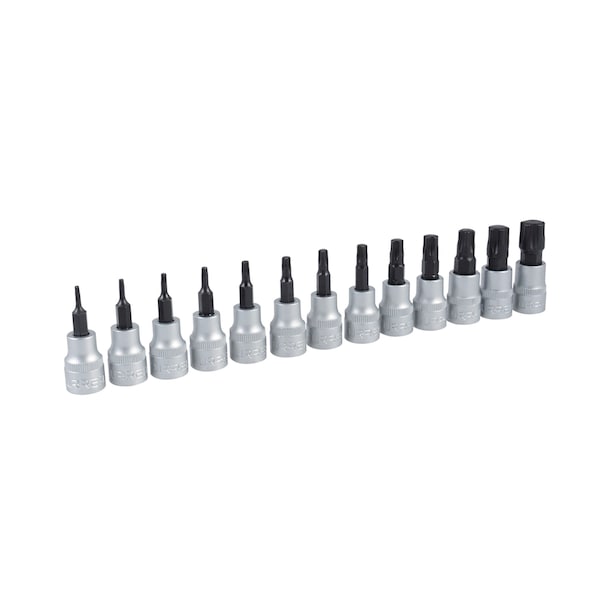 3/8" Drive Torx Tamper Bit Set, Torx(R), 13 pcs